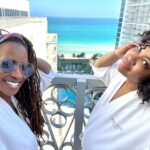 Shanola Hampton Instagram - Thank you @nobumiamibeach for the most incredible BFF weekend! It was so perfect and truly what we needed! @oceansocialmiamibeach was DELICIOUS! Best steak and key lime pie! Gorgeous views and love being right on the beach! What a weekend! #nobuhotelmiamibeach #weekendphotodump #Miami
