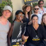 Shanola Hampton Instagram - Reunited! #SAGStrong #SAGStrike #WGAstrong #FOREVERFamily