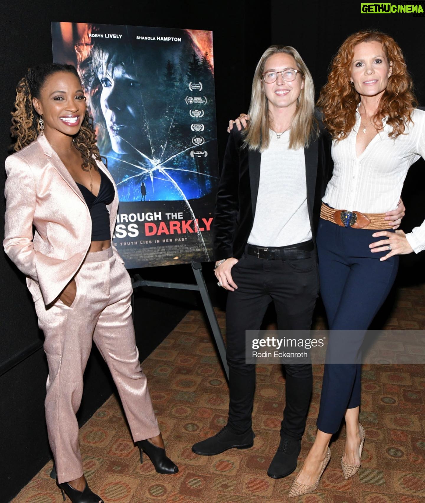 Shanola Hampton Instagram - I am SO PROUD of this MOVIE! @fash_lv an INCREDIBLE director, true visionary! @robynlively is a BEAST! Go see @throughtheglassdarklymovie or get it on VOD! I love you ladies so much! #Fullheart #aboutlastnight #womenfilmmakers