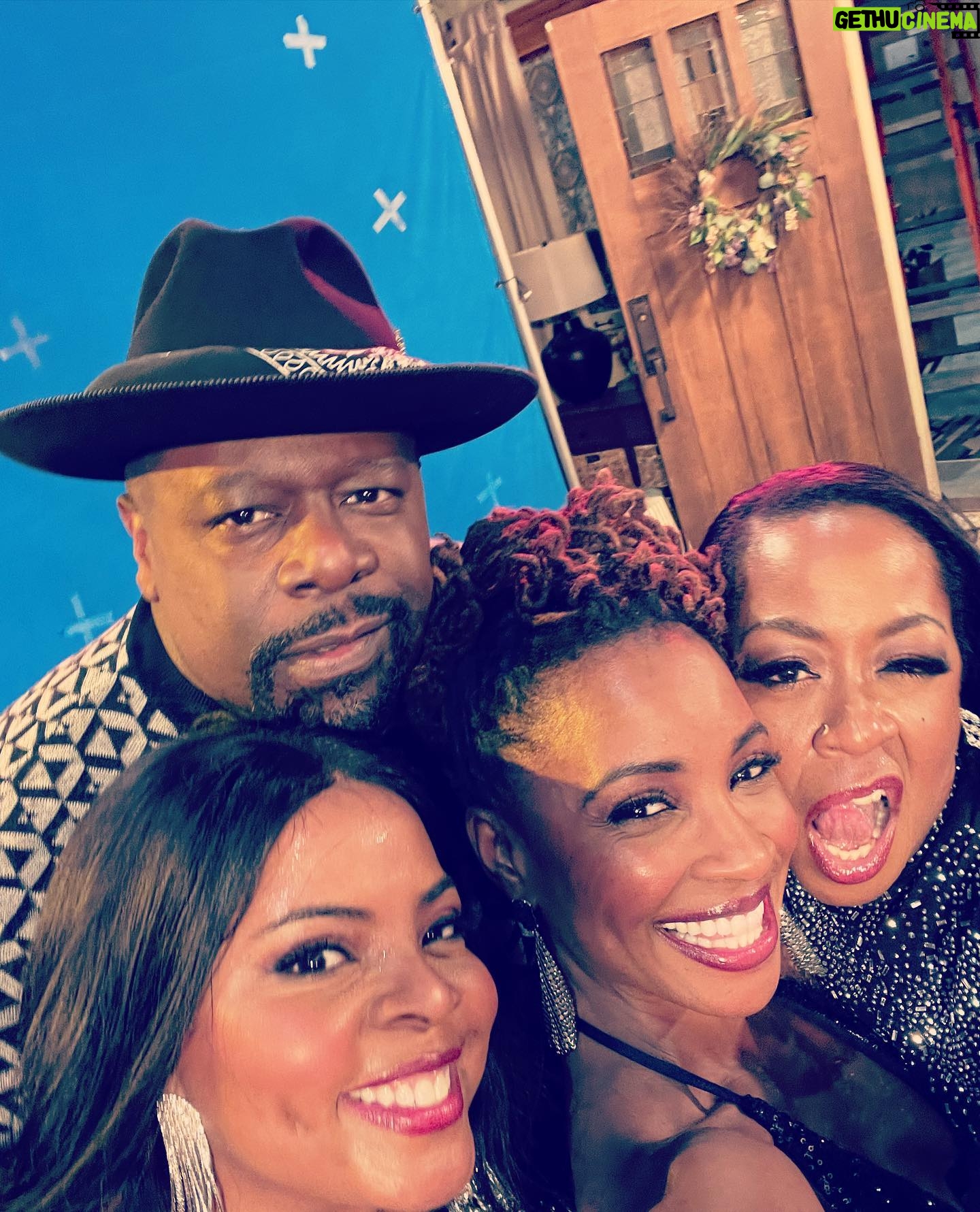 Shanola Hampton Instagram - @cedtheentertainer directed tonight’s episode of @theneighborhood!!! I’m so proud of him! We went from dance rehearsals, to the recording studio. The girl group life is work!! @tichinaarnold @brelyevans