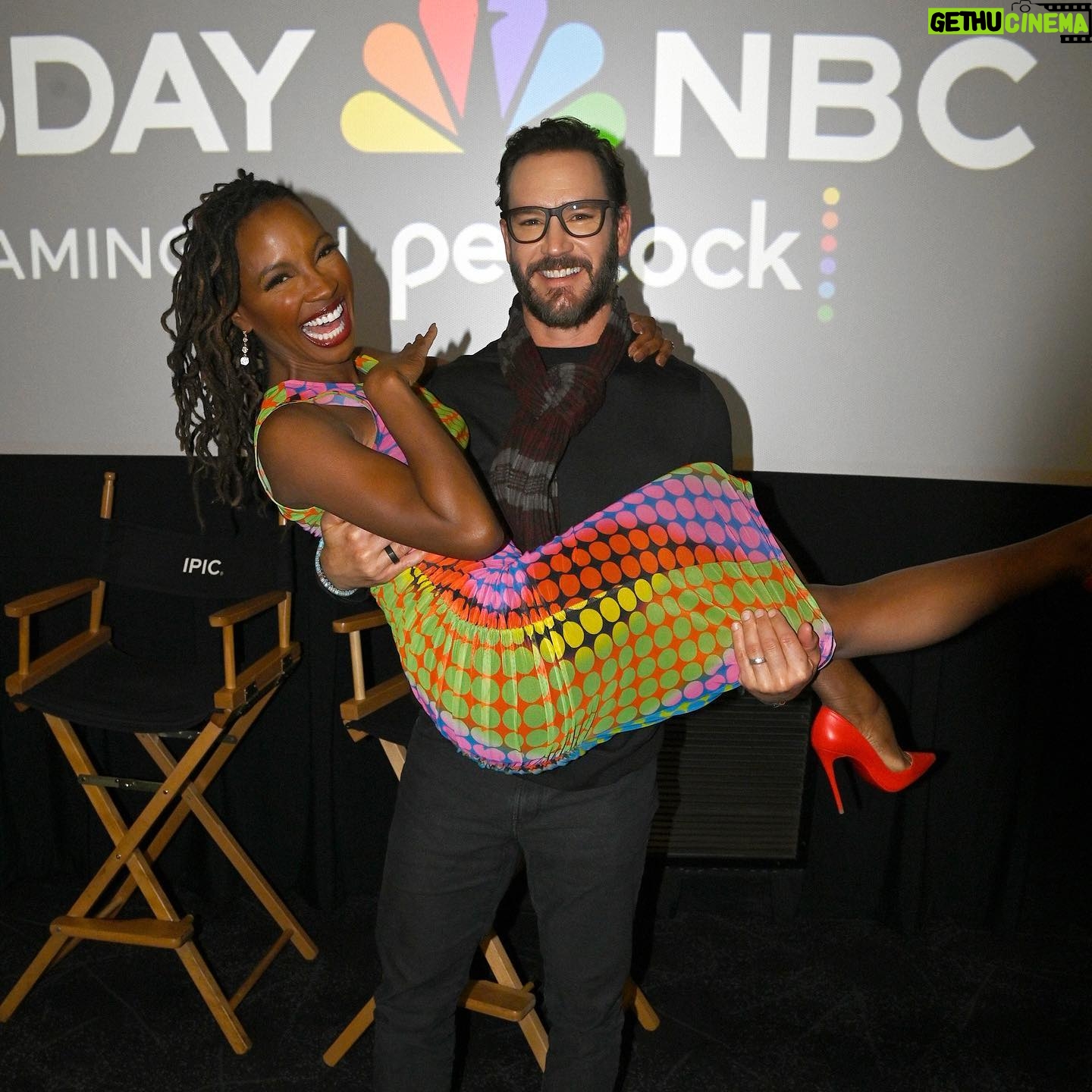 Shanola Hampton Instagram - the off-set vibe vs the on-set brilliance! #NBCFound