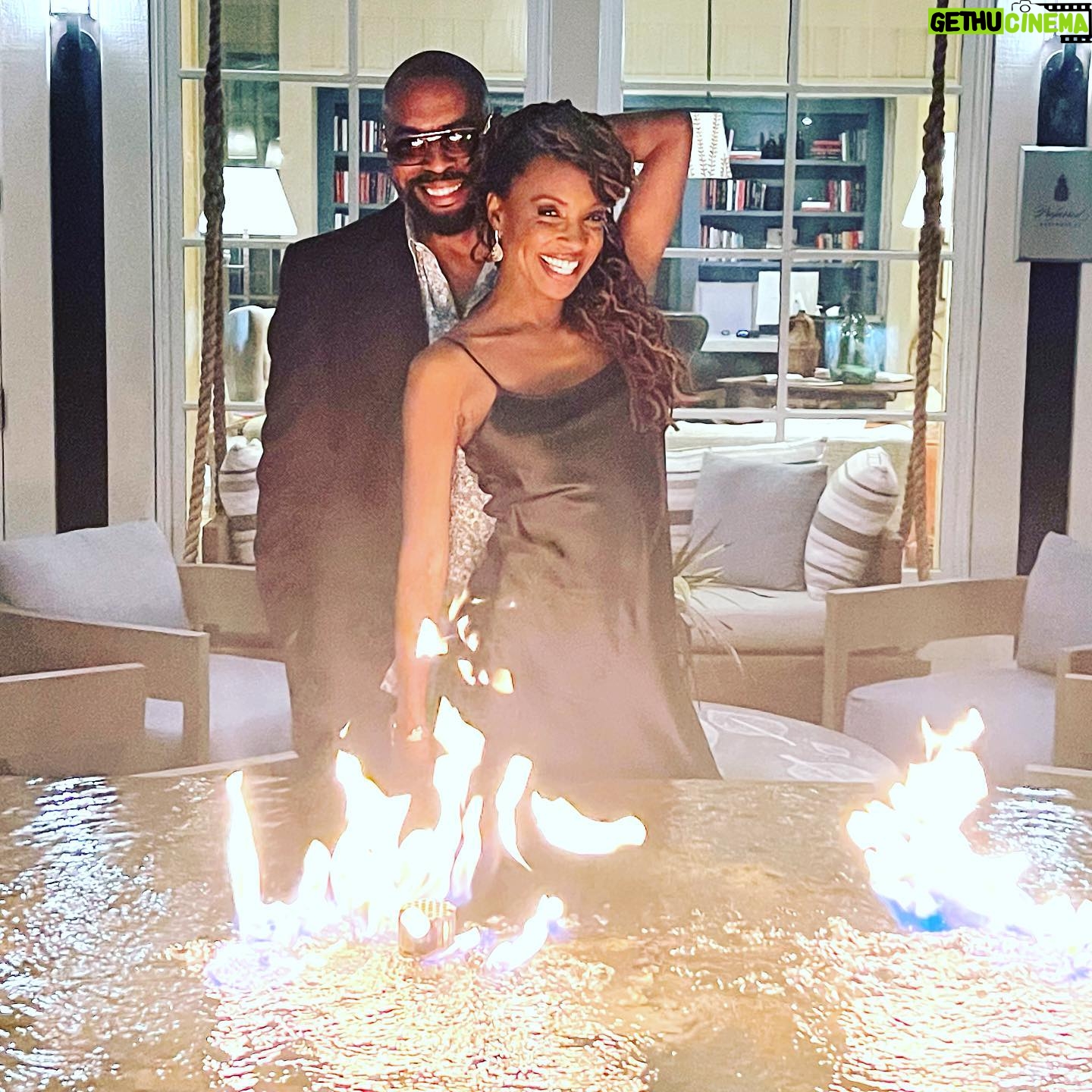 Shanola Hampton Instagram - Still keeping that fire 22 years in!! @carnerosresort truly the PERFECT spot for our anniversary!! #firejoypassionlove #Napa #22andistillchooseyou