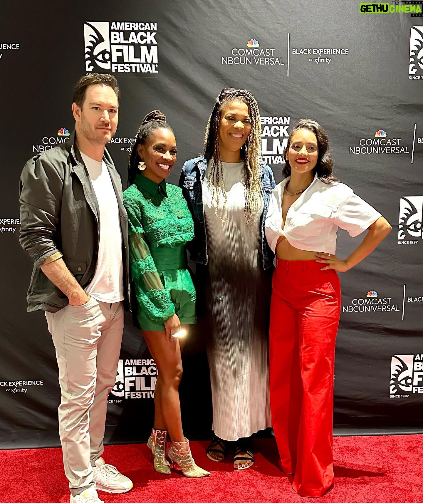 Shanola Hampton Instagram - Such a pleasure to have the #Spotlight on #NBCFOUND at #ABFF this year! Huge thank you to our panel moderator @kathleennb! I can’t wait for Thursday nights this fall!!