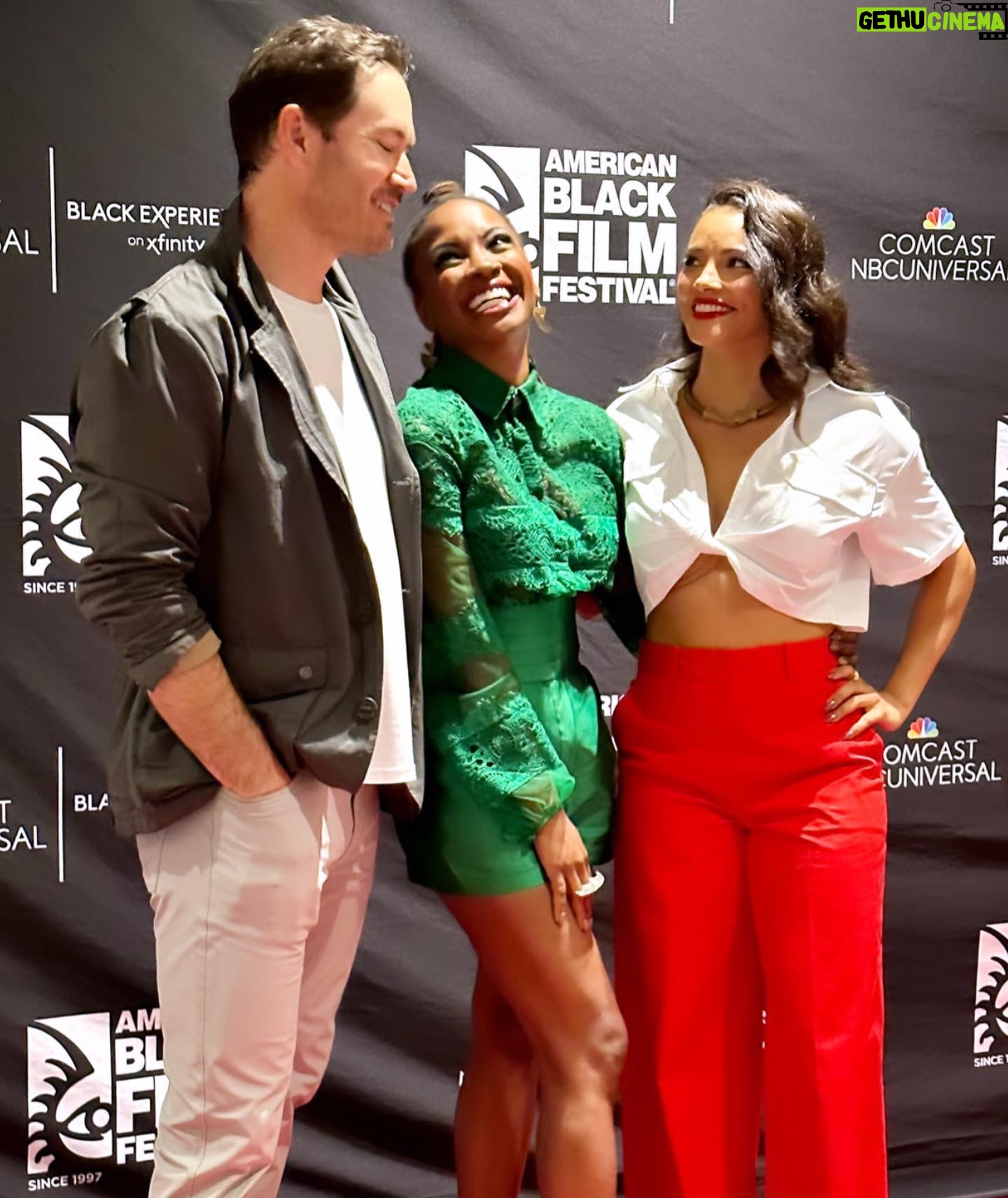Shanola Hampton Instagram - Such a pleasure to have the #Spotlight on #NBCFOUND at #ABFF this year! Huge thank you to our panel moderator @kathleennb! I can’t wait for Thursday nights this fall!!