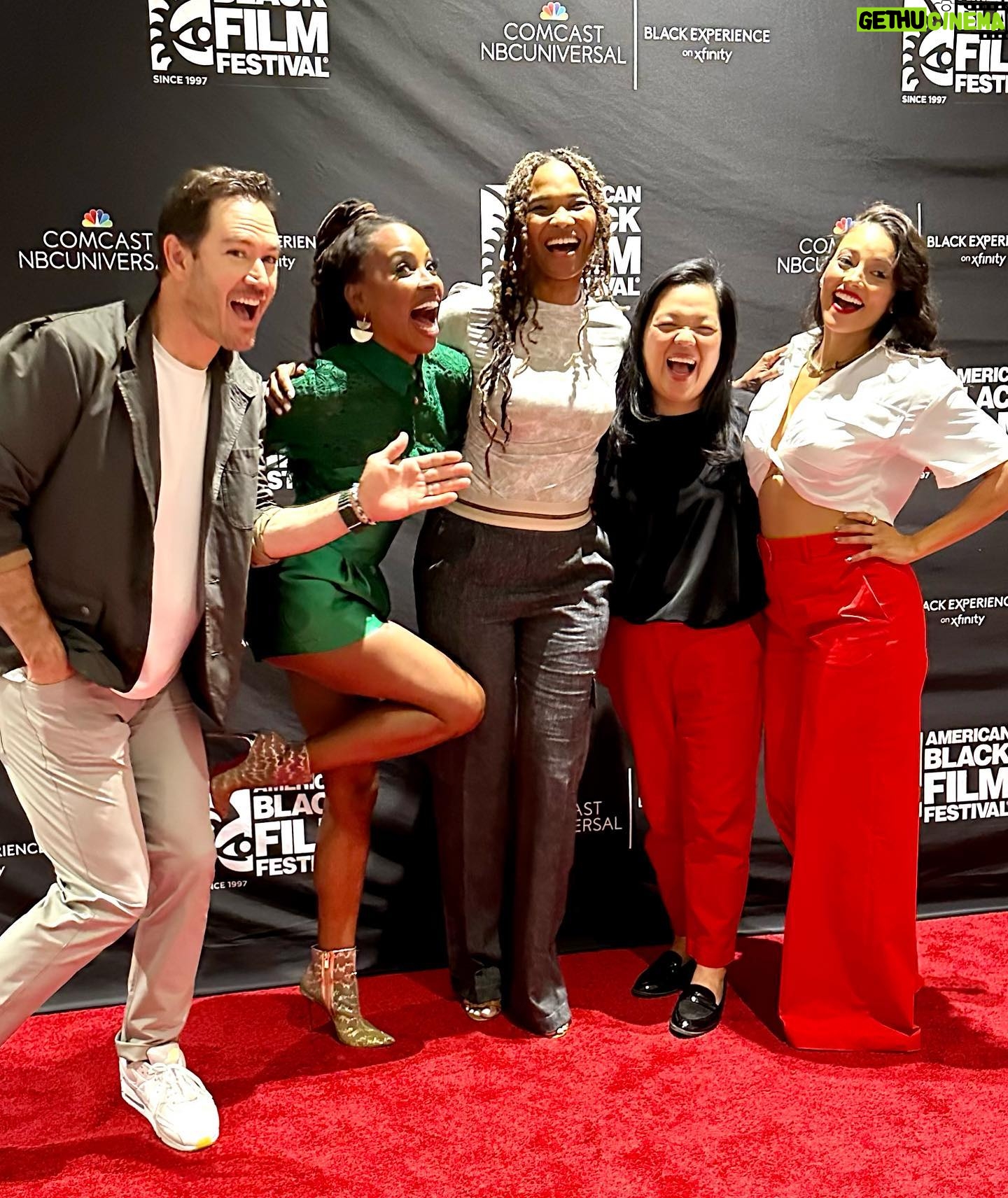 Shanola Hampton Instagram - Such a pleasure to have the #Spotlight on #NBCFOUND at #ABFF this year! Huge thank you to our panel moderator @kathleennb! I can’t wait for Thursday nights this fall!!