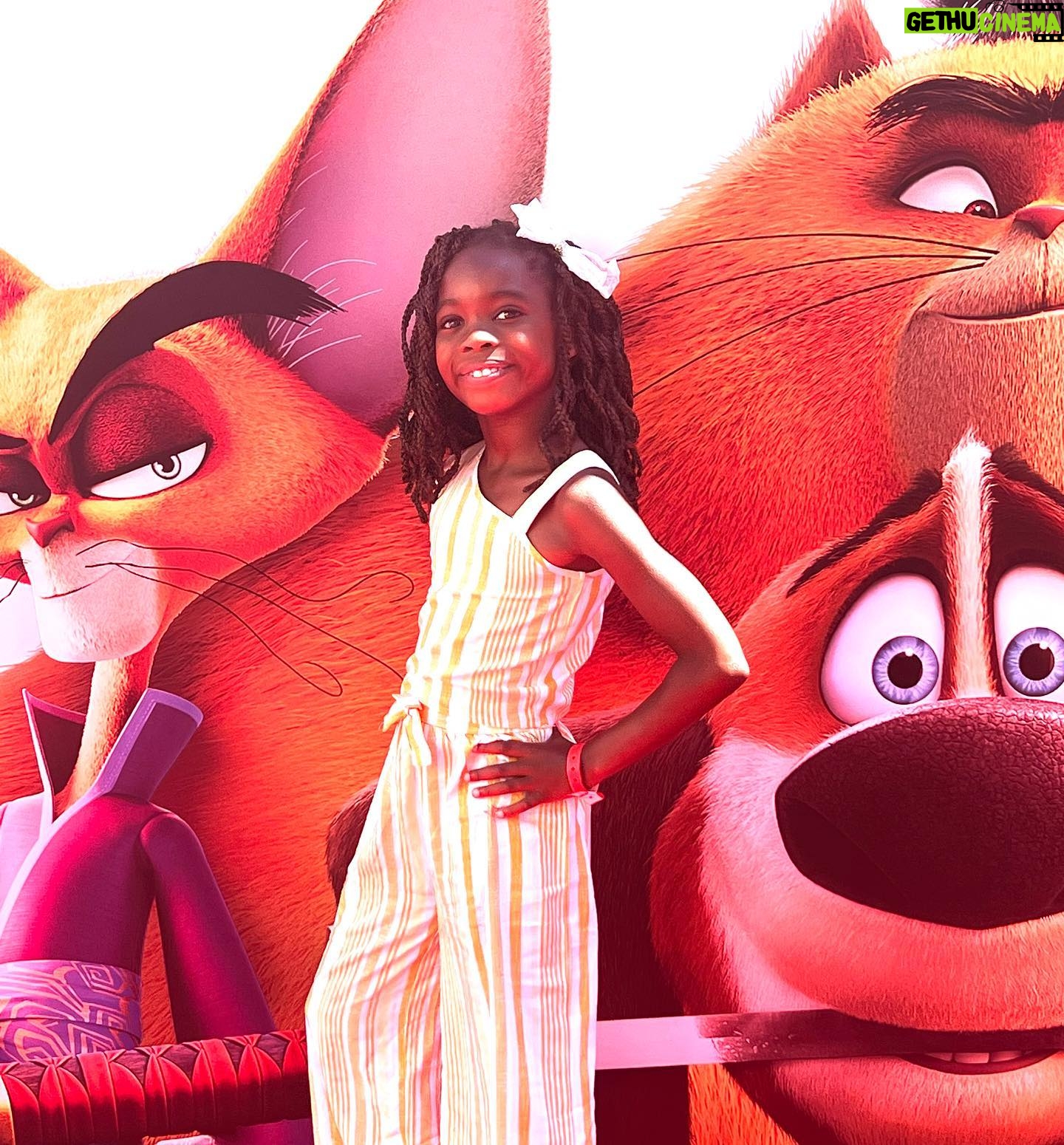 Shanola Hampton Instagram - What a fantastic family fun weekend!! Having my niece and nephews with us, made it all the sweeter! @pawsoffurymovie is not just a kids movie! So good!@paramountpics My kids faces when they realized @blippi was at the @netflix @kungfupanda event was truly priceless! Thanks to all! #summermemories #Cousinsclan #coolauntie