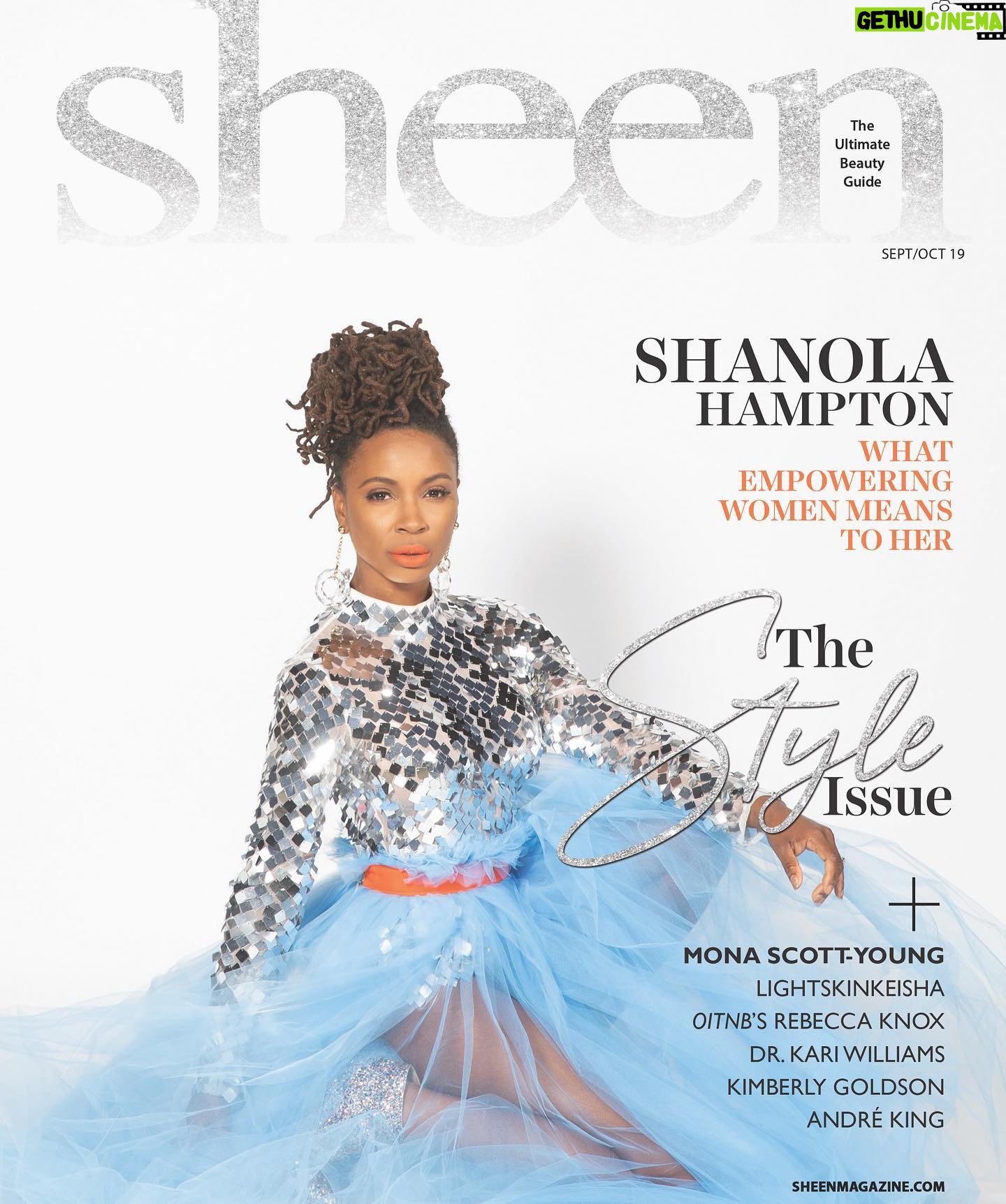 Shanola Hampton Instagram - Turn back Tuesday! 2 of my favorite covers! @thesheenmagazine #BelloBrasil