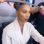 Shanola Hampton Instagram – Transforming to #GabiMosley! Thanks @mekodavis and @hairtactix_by_maria_antoinette for making every work day start with gospel, giggles, and GLAM! Love y’all! #Ateam #NBCFound #Season2