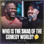 Shaquille O'Neal Instagram - Shaq says @andrewschulz is the Shaq of Comedy 👑 Follow @thebigpodwithshaq for more!