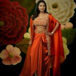 Sharanya Turadi Instagram – @sharanyaturadi_official X Mokshaa
Step into the wedding venue like a regal vision in this exquisite ensemble!
Picture yourself adorned in a stunning draped Indian wear skirt, intricately embellished with shimmering gold zari embroidery, perfectly complemented by a resplendent blouse.
But wait, the elegance doesn’t end there, a graceful kaftan overlay adds a touch of sophistication.
Shot by – @rahul__sudharshan
Make up & Hair – @jancymakeoverandhairdo
#weddingseason #summervibes #celebration #comfort #craftsmanship #drapedskirt #kaftanoverlay #brickorange #indianfashion #traditionalwear #ethnicwear #mokshaachennai
