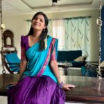 Sharanya Turadi Instagram – Day 1 of Pandian Stores 2, entering the PS family as Thanga Mayil from today 🦚 
Vera enna kepen? 
Eppothum pola unga anbum aatharuvum than 🙏😍
 Heartfelt gratitude to my kanmanies ❤️ 

#pandianstoresserial #thangamayil #newbegginings❤️