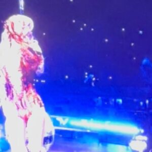 Sharna Burgess Instagram - Some footage of Bey last night on the last few slides. 💖 and a personal share at the end of the caption. 

I’m truly still left speechless and in awe after last night. I knew she was incredible but I also had no idea just how much. Her, Her out of this world dancers, the entire production… were better than i anything I could’ve imagined. My jaw never left the floor. It still hasn’t.  I loved seeing her genuine gratitude, real emotion talking about her daughter and even though she is one of the biggest stars on the planet the loud and beautiful love coming towards her onstage from the audience still reachers her. You can see it and feel it. 

@azazieofficial thank you so much for having me, what a gift 💖🙏🏻 and I LOVED my dress xx

*side note. I totally battled with some of my social awkwardness and insecurities last night. My introvert was out in full swing when I needed that other more brave and vibrant part of my personality to come out. It happens more often than people think even though I’m sure this share surprises you. Sometimes I can’t force myself to be social or bubbly, make small talk or come out of my shell. Sometimes… I just have to lovingly accept that quiet and kind is my vibe in that moment. And that is a very real big part of my personality.  I feel like we will talk about this on the podcast. Remember that old•ish is launching September 12. First ep I will no doubt talk about DWTS and what you already know but I haven’t shared yet. ♥️