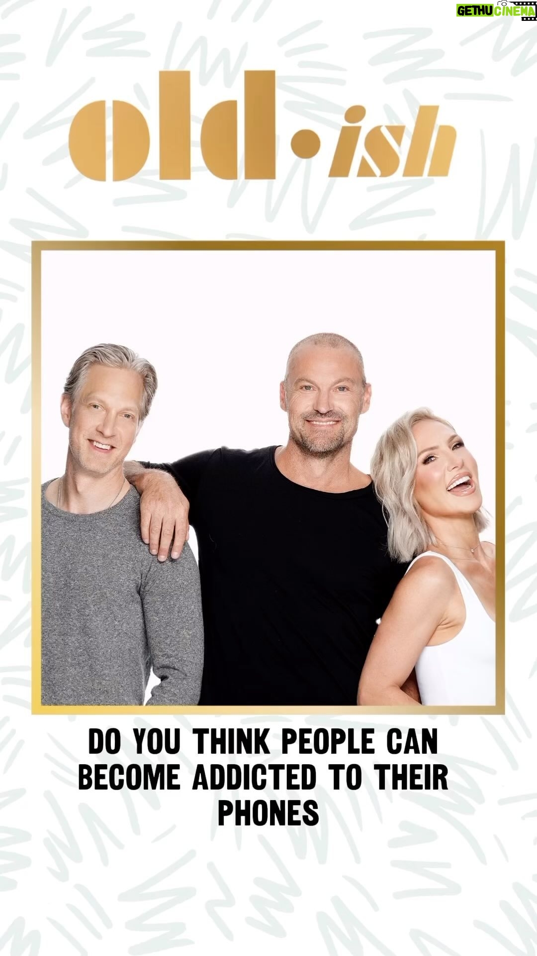 Sharna Burgess Instagram - Are you addicted to you phone? Is there anything you touch in a day more than you touch your phone? I think the only thing I touch more than my phone is my engagement ring π₯° The stats are crazy. Check out our latest @oldishpod anywhere you listen to podcasts ππ