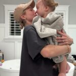 Sharna Burgess Instagram – It’s so hard to process how much life has grown and changed since that first clip, and yet, some things (like chocolate milk) remain the same. My god I had no idea just how beautifully different and full my days would be. Home renovations, Christmas chaos, running around after a VERY active and opinionated toddler lol. When pregnant, chocolate dairy milk was my greatest obsession and I guess not much has changed there :) Today, life is everything I’ve ever wanted. Now, as I watch Zane grow, I’m creating new memories with my whole tribe and you better believe chocolate milk makes an appearance ✨ @gonnaneedmilk #gonnaneedmilk #ad