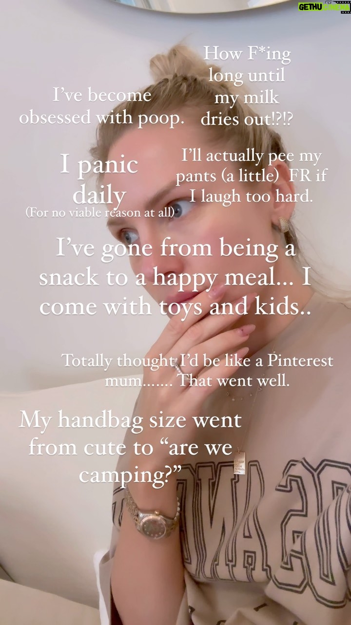 Sharna Burgess Instagram - Motherhood musings