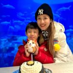 Sharon Chan Man-Chi Instagram - 子樂正日🎂的那一天 我們到了海洋公園 探小王子🤴🏻 還去了最愛的海龍王餐廳 吃生日大餐😋 他們三兄弟玩到唔捨得走 開心生日月♥️ @hkoceanpark #hkoceanpark #ChristmasSensationHOHOHO2023 #LePetitPrince80thAnniversaryGalacticVoyage #海洋公園 #聖誕全城HOHOHO2023 #小王子80周年星空遊歷之旅