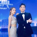 Sharon Chan Man-Chi Instagram - 謝謝❤️ 的邀請👏👏 兩兄妹第一次一齊做司儀 @joelshanchung #broandsis On Sharon Stylist @cathcheung Makeup @circleeeee_makeup Hair @evechiuhair Gown: @emmawallacedesigner Jewelries: @apmmonaco Photos @jeana.jpg Last 2 pics by @yankee_ty