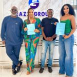Sharon Ooja Instagram – Ambassador alert !!!! Me and my sister @iamenado signed a new deal yesterday to make your life eazzy with @eazzytranzact and the eazzy group…. Love when a brand aligns we are here to make things eazzy for you 😬😍 … super excited , what a time for me … God is like baby it’s your season and I’m here for it ❤️ #eazzygroup