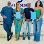 Sharon Ooja Instagram - Ambassador alert !!!! Me and my sister @iamenado signed a new deal yesterday to make your life eazzy with @eazzytranzact and the eazzy group…. Love when a brand aligns we are here to make things eazzy for you 😬😍 … super excited , what a time for me … God is like baby it’s your season and I’m here for it ❤️ #eazzygroup