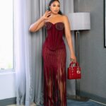 Sharon Ooja Instagram – Had a lovely day today with my  @schweppesng Schweppes family at the Coca-Cola system sales convention in Lagos😍😍😍 can’t wait to show you guys videos of  how it went for now take these  pictures of my outfit 😍😍😍 

Styled by @dahmola 
Outfit @weizdhurmfranklyn 
Make up @mayhaz_ 
Photography @bangraphy
