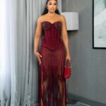 Sharon Ooja Instagram – Had a lovely day today with my  @schweppesng Schweppes family at the Coca-Cola system sales convention in Lagos😍😍😍 can’t wait to show you guys videos of  how it went for now take these  pictures of my outfit 😍😍😍 

Styled by @dahmola 
Outfit @weizdhurmfranklyn 
Make up @mayhaz_ 
Photography @bangraphy