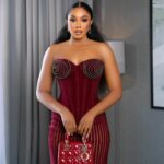Sharon Ooja Instagram – Had a lovely day today with my  @schweppesng Schweppes family at the Coca-Cola system sales convention in Lagos😍😍😍 can’t wait to show you guys videos of  how it went for now take these  pictures of my outfit 😍😍😍 

Styled by @dahmola 
Outfit @weizdhurmfranklyn 
Make up @mayhaz_ 
Photography @bangraphy
