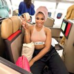 Sharon Ooja Instagram – Touchdown joburg!!!! @naijaonnetflix we are about to make it a movie !!!! Bridgeton season 3 is upon us !!! In a few hours 🤭 #netflix #happygirl