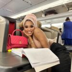 Sharon Ooja Instagram – Touchdown joburg!!!! @naijaonnetflix we are about to make it a movie !!!! Bridgeton season 3 is upon us !!! In a few hours 🤭 #netflix #happygirl