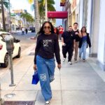 Sharon Ooja Instagram - A joyful queen I have God so I fear nothing, my life has completely changed thank You God ❤️ some cute rodeo drive moments ❤️#blessed