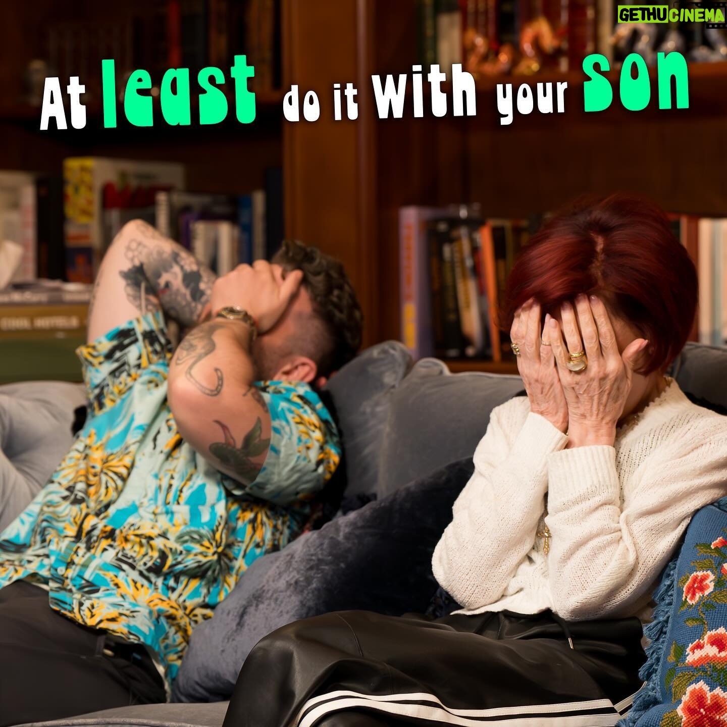 Sharon Osbourne Instagram - Cringe along with us as we watch back our beloved dysfunctional lives on ‘The Basement Tapes’. Who said The Brady Bunch was the most loved family in America? F*CK OFF! It’s the Osbournes. Watch our new show- The Basement Tapes- exclusively on @ osbournemediahouse.com.