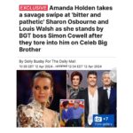 Sharon Osbourne Instagram - In response @noholdenback swipe ➡️