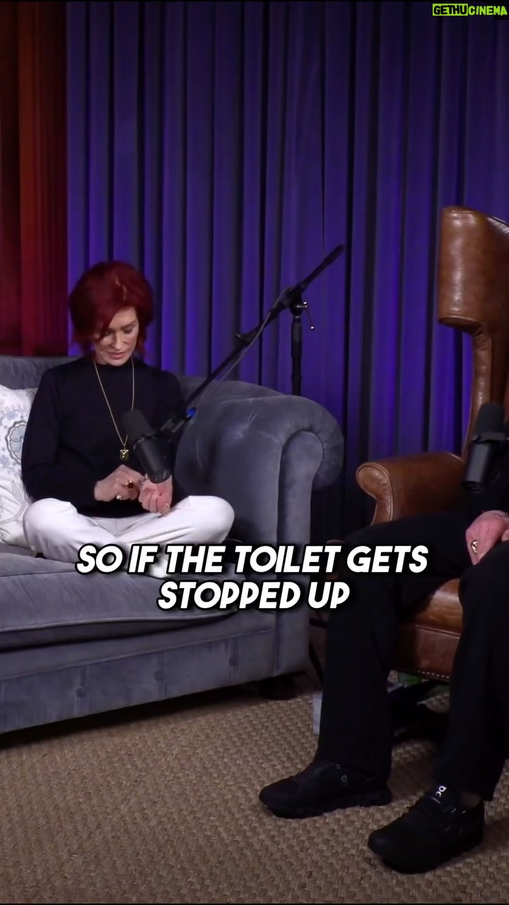 Sharon Osbourne Instagram - Things take a messy turn in this behind-the-scenes clip from the Osbourne podcast! From clogged toilets to unexpected messes, join us for the outrageous story that left an unforgettable ‘souvenir’ on my new white cashmere sweater! ALL NEW Ep. OUT NOW Youtube, Rumble or wherever you get your podcasts.Follow @theosbournespodcast for all things Osbournes #theosbournes #TheOsbournesPodcast #ozzyosbourne