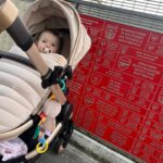 Shaughna Phillips Instagram - WEEKEND FUN ❤️⚽️👩‍👧🍲🍽️🥂🎉 1. Lazy Sundays 2. The side profile of dreams 💘 3. Lucia’s first visit to her grandads plaque at Arsenal (bottom row) 🥹❤️‍🩹 4. Where has my baby gone??? 5. Lucia’s first cousin sandwich 6. ???