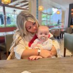 Shaughna Phillips Instagram - I’ve just returned from the loveliest few days away in Majorca courtesy of @jet2pics, and it was just what I needed 💛 We stayed at the @zafirohotels C’an Picafort resort and it was the most perfect place to stay for families! It has so much to do for children, including a soft play area, and a giant water slide! It also has mini golf and activities for the whole family each night after dinner! The food was out of this world, we went all inclusive which I would highly recommend, there was never a shortage of options and the food was always the freshest and best quality, not to mention the best coffee every morning for breakfast ☕️ Our room was like a little apartment, perfect for when I was getting Lucia’s bottles ready as I didn’t need to take all of my sterilising equipment, and it even had our own private rooftop hot tub which was ideal when the temperature dropped in the evening 🥰 I was SO impressed with the leg room available on the flight, really did make a difference especially with Lucia on my lap! Thank you @jet2pics, always the best holidays when booked with you guys! ❤️ AD