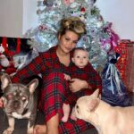 Shaughna Phillips Instagram – Lucia’s first Christmas Eve, I love our little family ♥️🎅🏽