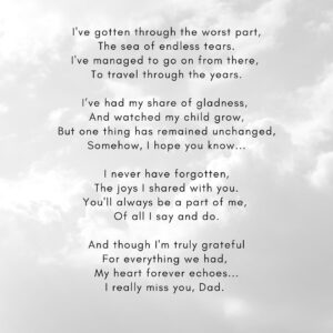 Shaughna Phillips Instagram - 7 years since you went to heaven dad. 7 years since I last saw you, cuddled you, kissed you goodnight. 

How does it feel like forever and yesterday all at once? 

I wish you met Lucia, she would have you wrapped round her little finger. But I’m sure she was handpicked for me by you, because she has healed parts of my heart I thought were broken forever. 

Not a day has gone by that you’re not thought of / spoken about. Until we meet again, I love you forever 🤍