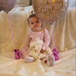 Shaughna Phillips Instagram - Happy 1st birthday my darling daughter Lucia 🫶🏼 You are more than I ever could have imagined, life truly started when you arrived. You are the happiest little girl with a determination and independence that I know is going to take the world by storm one day! The sky is the limit for you my dream girl 🤍 We love you so much, my little Aries twin ♈️🩷🍭🫧🧬♾️💘🫶🏼