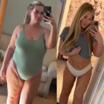 Shaughna Phillips Instagram - So this has been happening… I’ll be honest even I’m shocked 😂 So glad I’ve been taking pictures because honestly, when I look in the mirror, I don’t see any difference, your mind is your biggest enemy sometimes! And although being accused of editing your pictures when you actually haven’t is the biggest compliment EVER, I haven’t edited the pic on the right, so I thought I’d include the actual Live Photo just for any doubters ☺️ I’ve been trying for a while to get into a better place with my health, mental and physical, so I must admit I am feeling bloody proud of myself today. I’ve spoken openly about struggling with my body image since I was a little girl (breaks my heart to even say that), so to be told I was seriously overweight at a doctors appointment wasn’t great. This hasn’t been overnight, and I still have a way to go. The truth is, there has been weeks where I have found it so easy, and then there’s been months when I’ve seen no change, so I’m really trying to find what works for me, and I think I’m nearly there 🙏🏼 Today definitely feels like a win. Although I only have one pair of jeans that fit me now so my bank card is taking it as a loss 😅