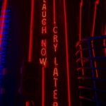 Shay Rudolph Instagram - neon nightsssss ⚡️❤️‍🔥💥