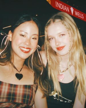 Shay Rudolph Instagram - i’m just a super graphic ultra modern all american gutsy teenage girl ⭐️⚡️🪩💜❤️‍🔥👯‍♀️👯‍♀️