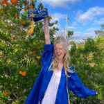 Shay Rudolph Instagram - that’s a wrap on high school!!!!💙🎉🎓🥂
