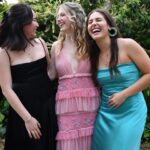 Shay Rudolph Instagram - senior prom from beginning to end 💘💕💓 biggest thank you to @loveshackfancy for the dreamiest dress and shoes i have ever worn 💐🕊️✨ & @thepinkreef for the sweetest earrings 🎀🌸