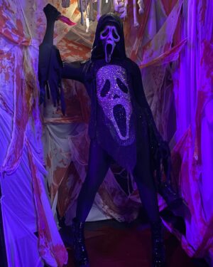 Shea Couleé Instagram - Ghostface did not come to play, they came to SLAY 🔪 🩸