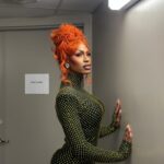 Shea Couleé Instagram - First stop, Streamy’s. Next stop, The Oscars. Had so much fun last night working the crowd at the @streamys! I’m also glad that I finally got to come clean to @meghantrainor about a dumb rumor I started six years ago when I said she stole my sandwich from craft services while filming season 9 of @rupaulsdragrace. Special thanks to @sarahjose__ at @coakleypr and the team over at @dcp for an unforgettable night! Gown by @banglondon Hair colored by @cynthialumzy & styled by @fenabarbitall
