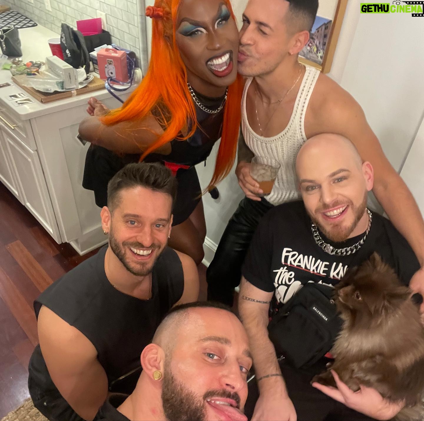 Shea Couleé Instagram - Want to wish a very special Happy Birthday to my Danny Doodle Toaster Strüdel @danpolyak 🥳 Words can’t express how much I love and appreciate you. You are such a wonderfully uplifting and supportive partner, and the best co-parent @babycoulee could ask for. You are so loyal and always showing up for those in your life, and we are all so lucky to be in your orbit. Love you to the moon and back. Happy Birthday! 🌊🦀🥳🦀🌊