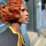 Shea Couleé Instagram - Some more fun little BTS shots from Abbott Elementary. Special shout out to @fingazbeauty for doing the damn thing with this hair!!! 😍