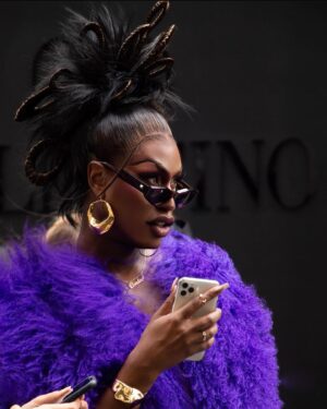 Shea Couleé Instagram - Sharing a brief look into my extraordinary day in Paris viewing the @maisonvalentino prêt-à-porter show by @pppiccioli. Special thanks to @iacopopedretti and the entire Valentino team for making this such an incredible experience. It is a memory that I will cherish forever.