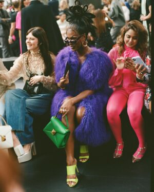 Shea Couleé Instagram - Sharing a brief look into my extraordinary day in Paris viewing the @maisonvalentino prêt-à-porter show by @pppiccioli. Special thanks to @iacopopedretti and the entire Valentino team for making this such an incredible experience. It is a memory that I will cherish forever.