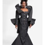 Shea Couleé Instagram - ‘Trophy Gown’ by @gstarraw and @thenightmaredisorder for @SheaCoulee. Drawing inspiration from 2000’s Haute Couture, voluminous silhouettes are reimagined in timeless denim; deconstructed jeans meet sculptural forms. A perfect fusion of both worlds. Editorial: @numeroberlin Photographer: @ari_versluis Custom-made looks: @thenightmaredisorder Creative Direction: @oor_studios — Hair: @jeanbaptiste.santens