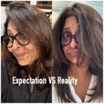 Shefali Shah Instagram – Sisterhood/mutual love and respect/encouraging and cheering for each other is all very good but I don’t exactly love women with great hair!!! Sorry, but I just can’t seem to find anything in common with them. Whoever has not had a bad hair day, hasn’t truly experienced life’s ups and downs!!! But I have, up down sideways and whichever way possible. I am efficient at recognising a stray, unruly strand, that has escaped the attempt of an over haul… and hence, I recognise almost every woman tied together in sisterhood not by the umbilical cord but by the ‘was hair now gone there’ syndrome!!! 
I have been through a roller coaster of a life being born with a bad hair day that’s panned over 50 years… I think it’s worse than chumming, pms, hysterectomy, menopause!!! It’s a natural disaster, very high on the Richter scale!!! Waking up to yourself with a bad hair day is like beauty, waking up in bed with the beast… I know deep inside, I am a beauty, atleast potentially so, but the beast on my head has a mind of its own. Each hair decides to move in opposite direction, some against gravity, all wiry, some like the line on an ecg report of a patient in cardiac arrest,some like a telephone cord and some,like mine, which just look electrocuted! So once on a set, before an angel called the hairstylist had touched my hair with her magic wand, the director met me, looked at me solemnly and honestly said ‘you look like a hobo’ I kept dancing all day thinking she had called me ‘Boho’, Until someone burst the bubble and told me ‘Hobo’, homeless bum!!! 
See that’s what I mean, when I have a bad hair day, not only do I look like a disaster, but I feel like one too and the meaning of disaster and divine gets entangled in this unruly mess. 
Curling and churning like Van Gogh’s ‘Starry Night’  my hair is untameable, is that even a word… well it should be,an adjective to describe wild women, with wild spirits, and even wilder hair.